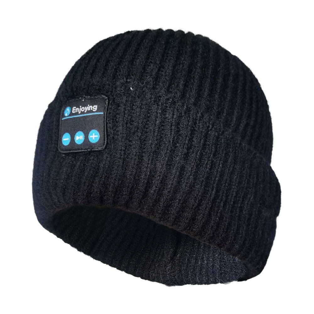 Ακουστικά Bluetooth Beanie Hat Μαύρα