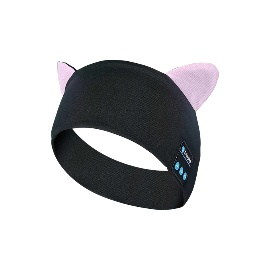 Kids Bluetooth Headband Sleep Eye Mask Cat