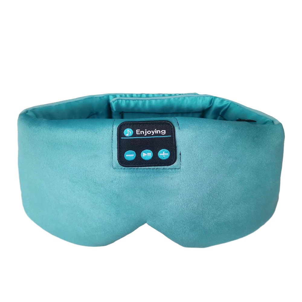 Silk Bluetooth Sleep Eye Mask Sleeping Headphoens Κυανό